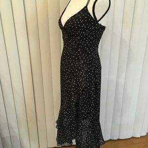 Mi Ami,  Black with white polkadots sleeveless dress